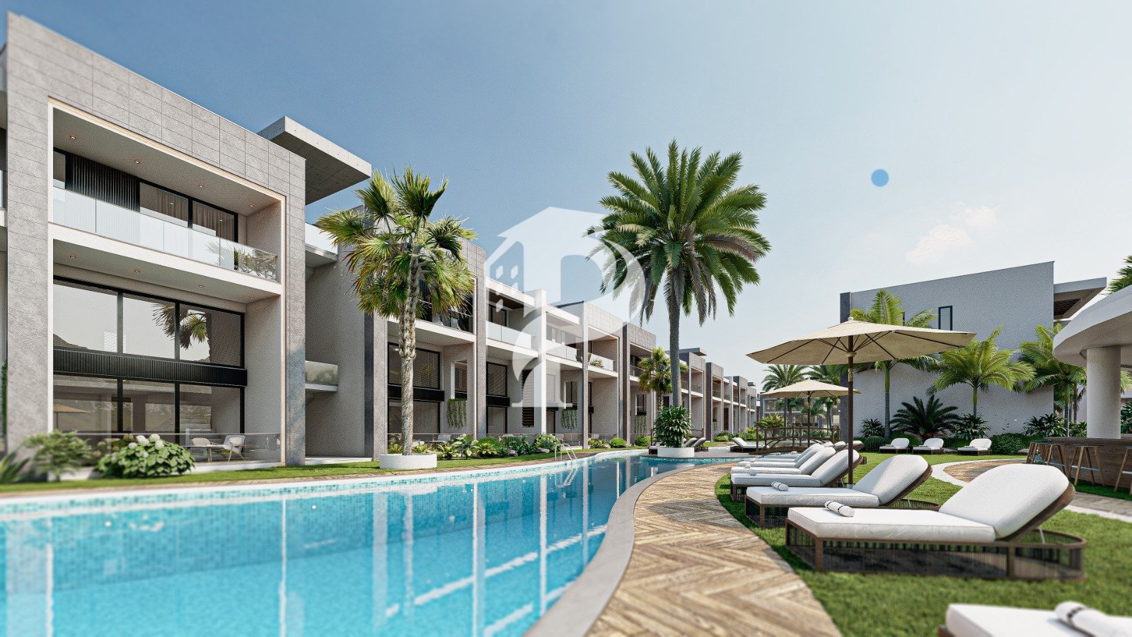 Luxury Three Bedrooms Apartments for Sale in Karsiyaka North Cyprus