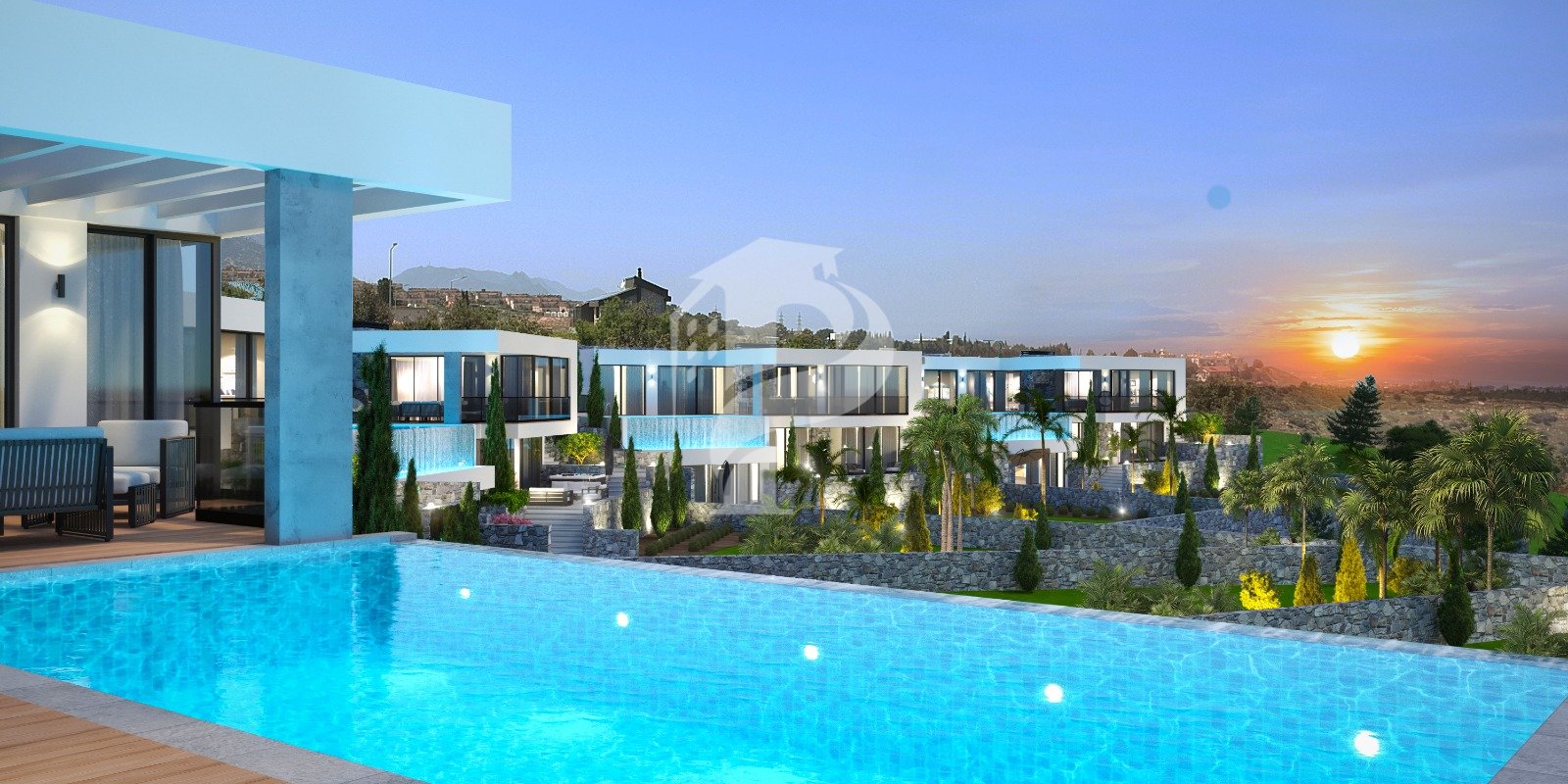 Luxury Seaview Brand New Villas For Sale In Kyrenia Norh Cyprus