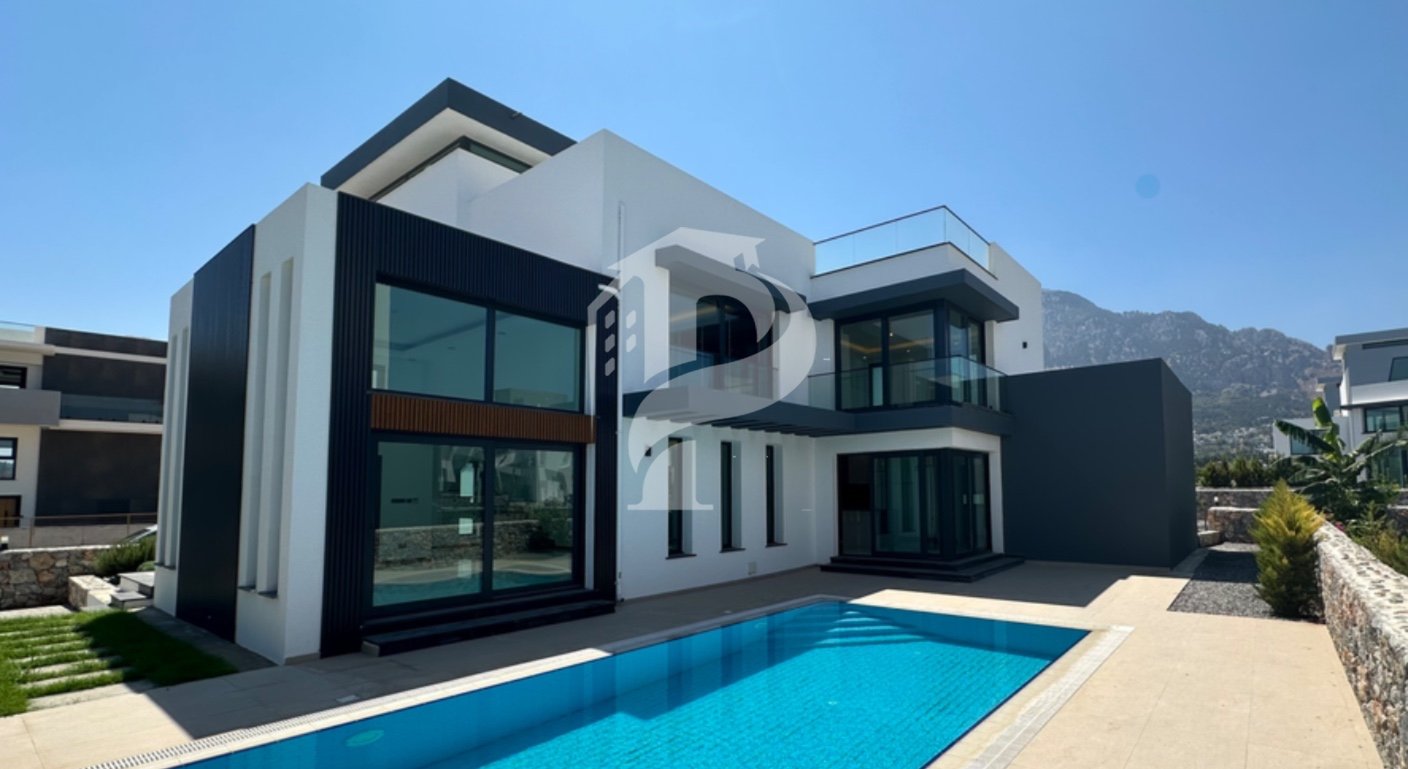 Brandnew 4 Bedroom Villa Beach Walking Distance for Sale in Karsiyaka North Cyprus