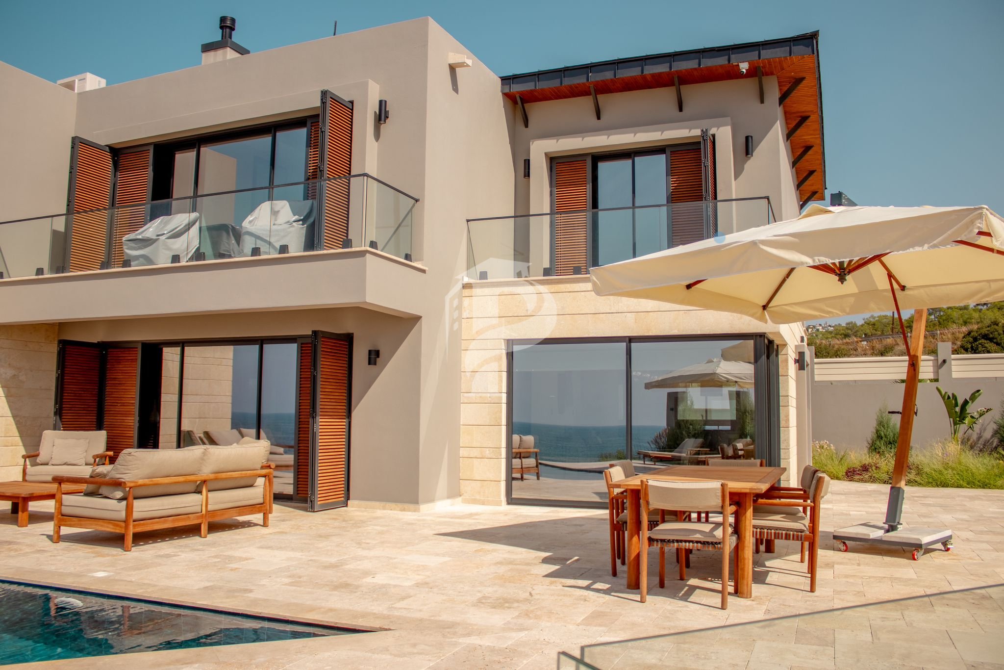 Ultra Luxury Beachfront Villa with Private Pool for Sale in Esentepe North Cyprus